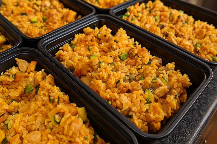 Sweet Chili Chicken And Rice Meal Prep