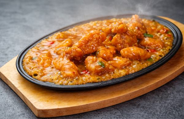 Chicken With Garlic Sauce