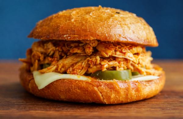 Shredded BBQ Chicken Sandwich